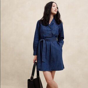 NWT Banana Republic Denim Mini Dress XS
